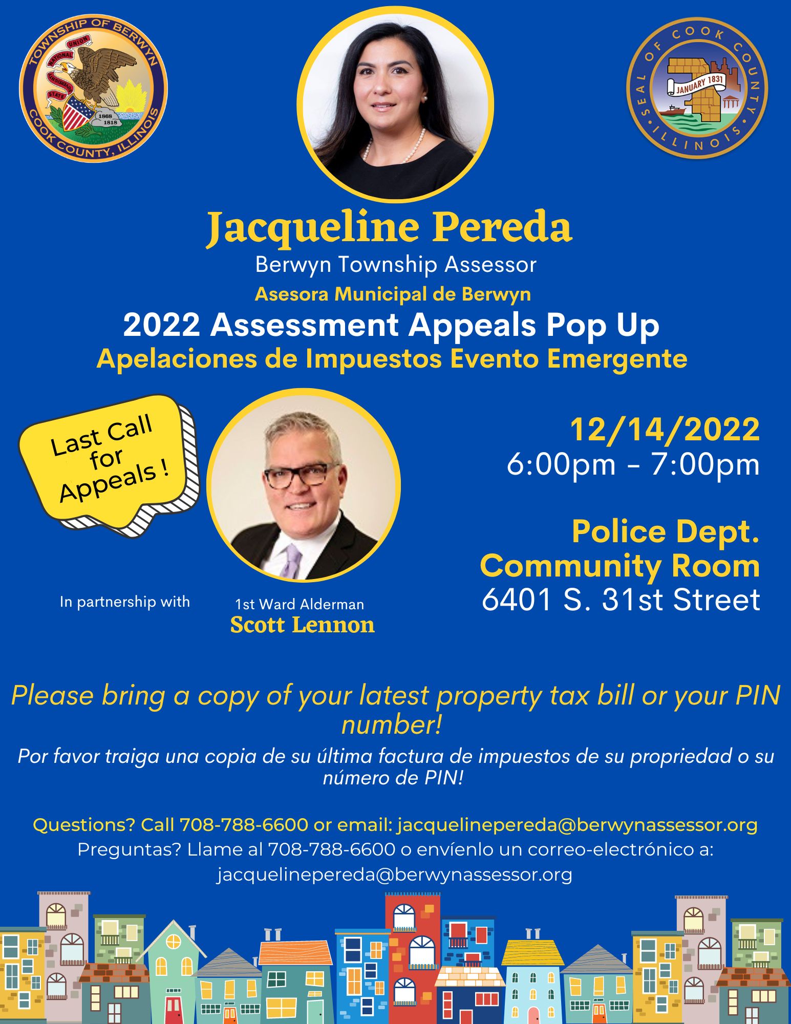 2022 Property Tax Appeal Pop Up at BPD