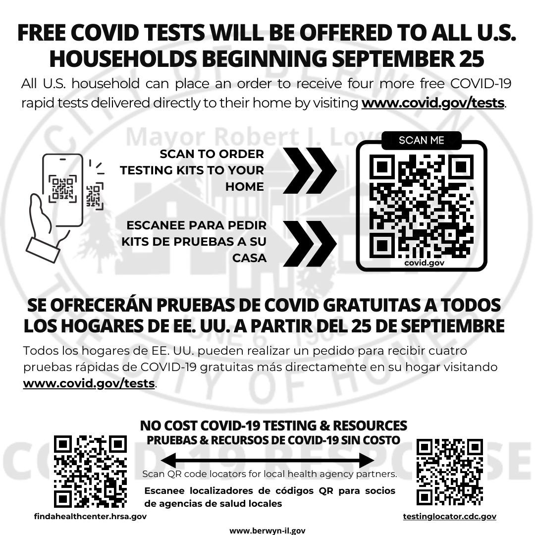 INSTA SIZED GRAPHIC RE SEPT 25 COVID TESTING INFO