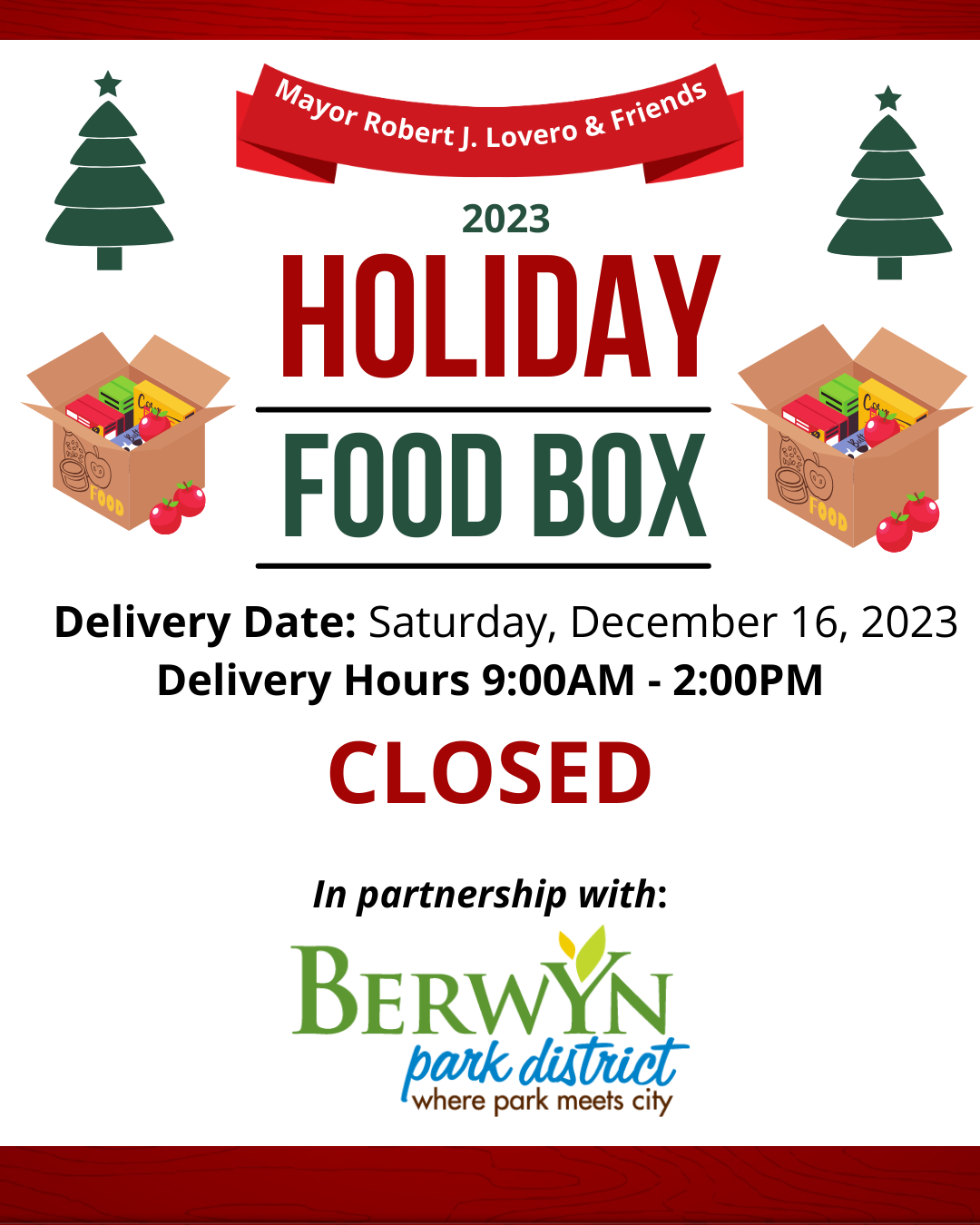 Holiday Box CLOSED 12.7.23