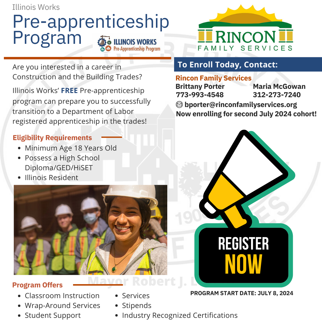 July 2024 pre-apprenticeship enrollment