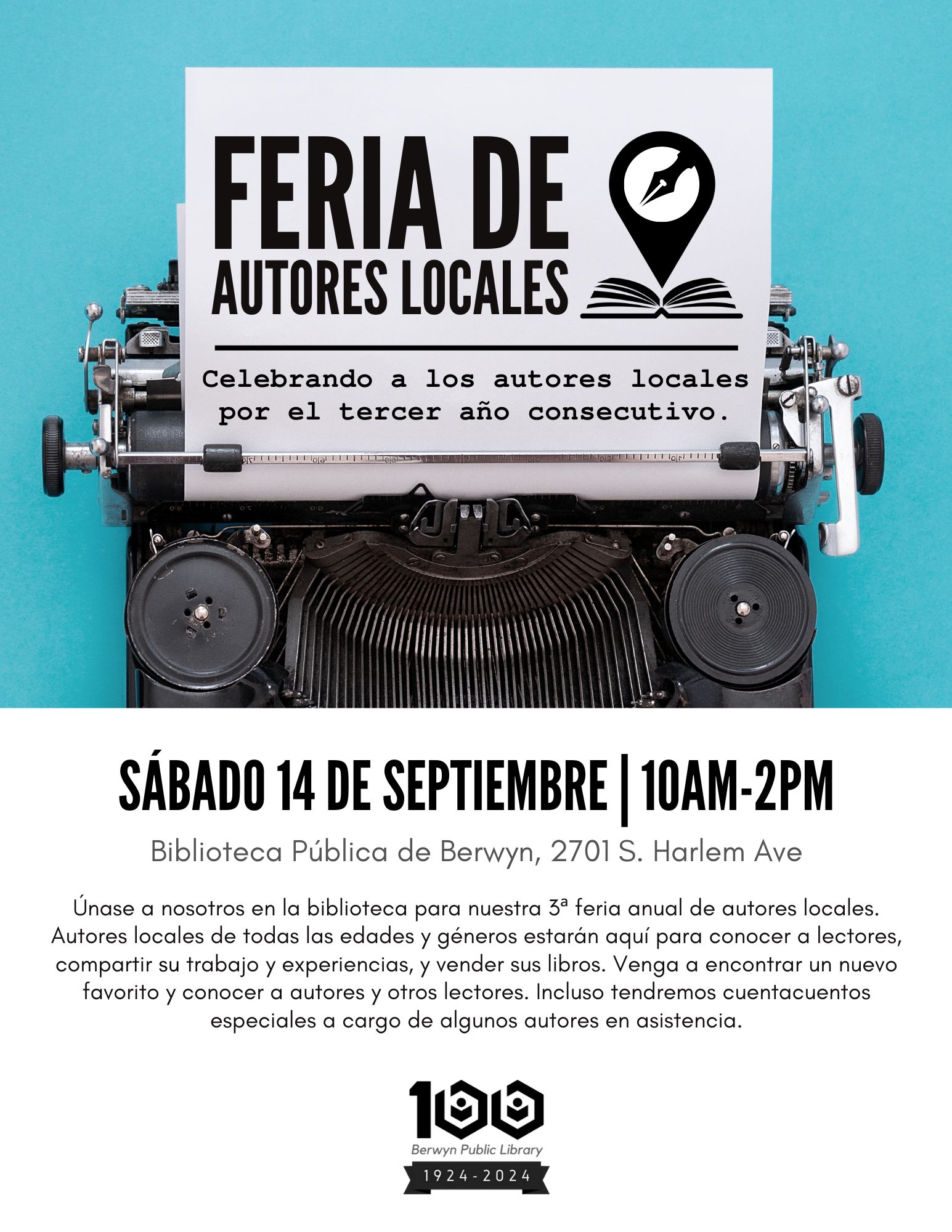 Local Authors' Fair  Flyer 