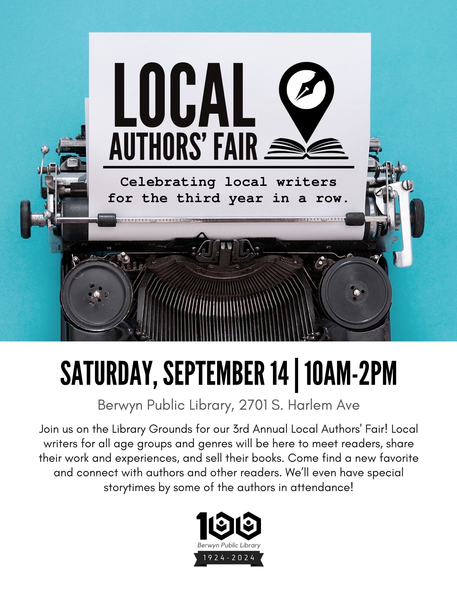  Local Authors' Fair  Flyer