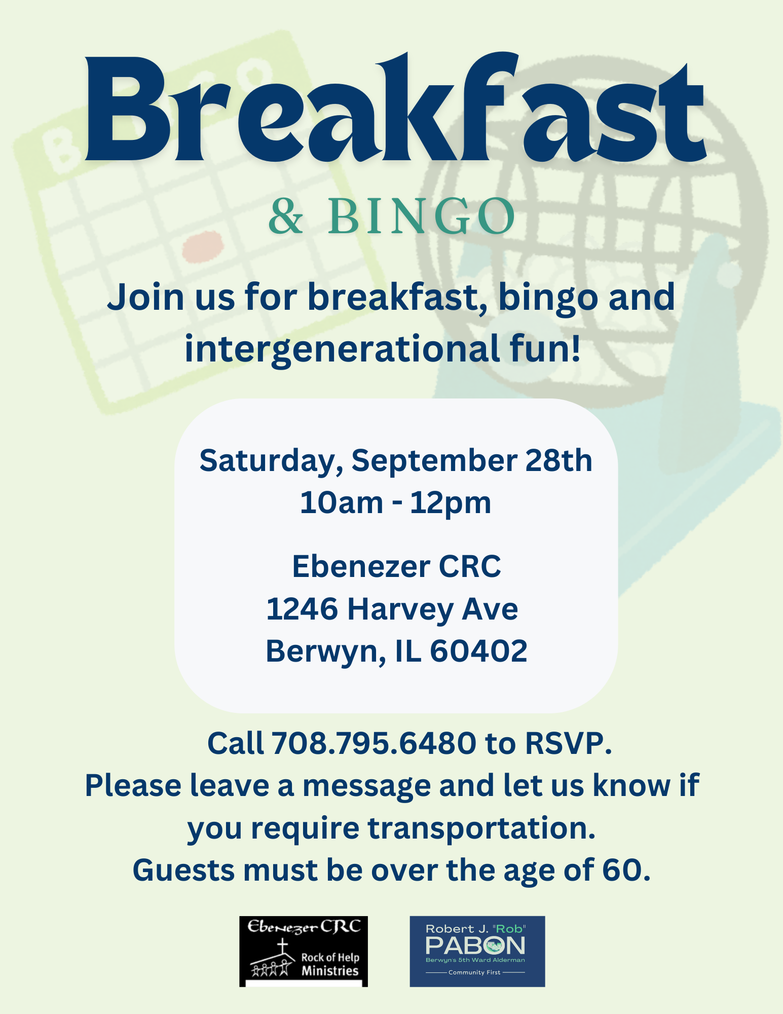 Breakfast + Bingo 5th Ward