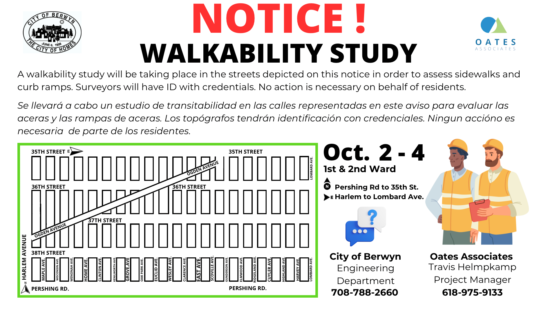 Oates Associates Study Notice October 2-4 2024